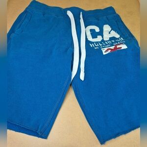 Hollister Blue Athletic Shorts with White Accents 1326/525